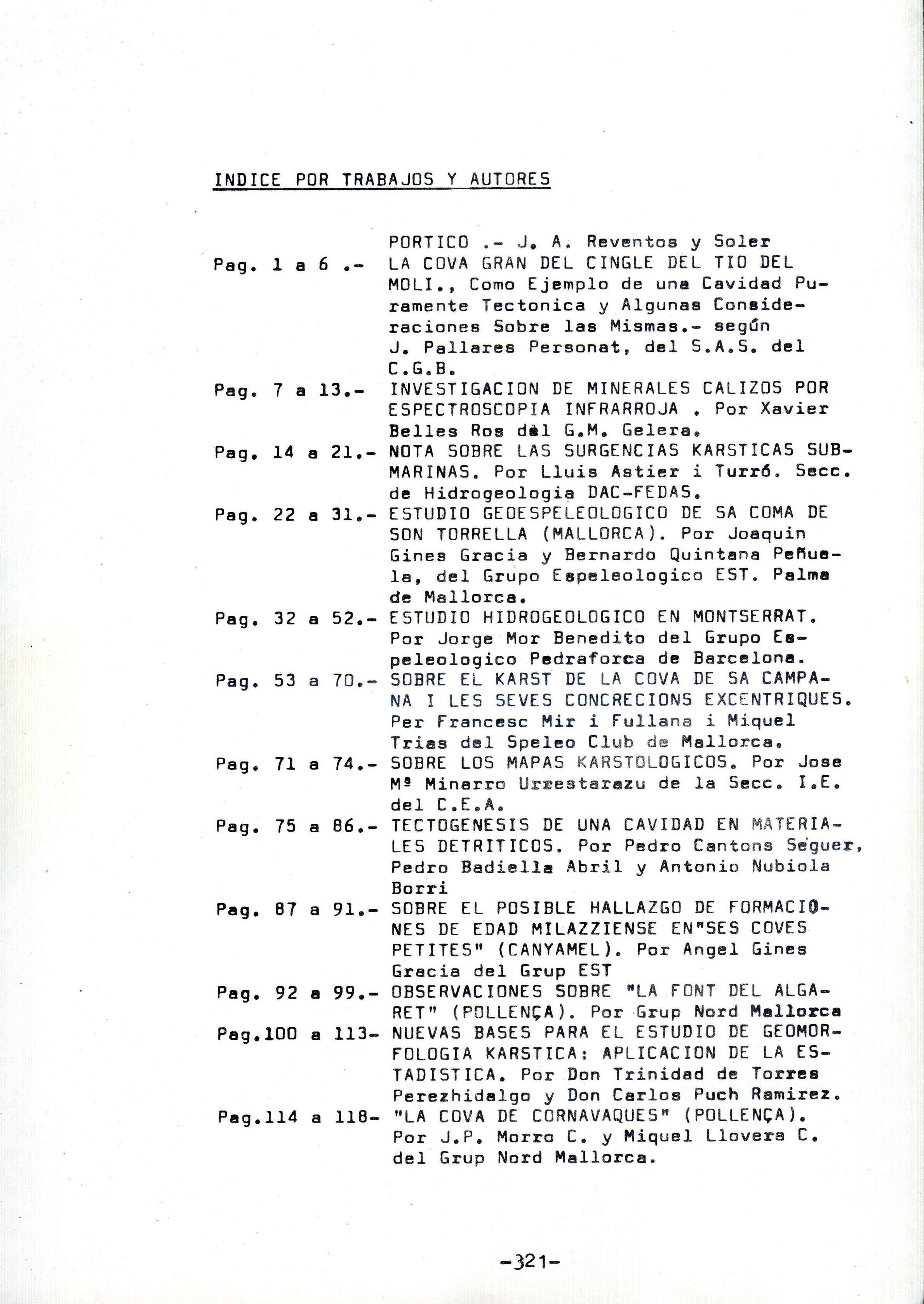 III Simposium Espeleologia : Comunicacions - Miniatura 2
